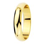 Alianza 4mm. en oro 18 kilates