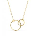 Collar alianzas trenzado oro 18kilates.