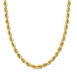Cordon un clasico chapado en oro 18k
